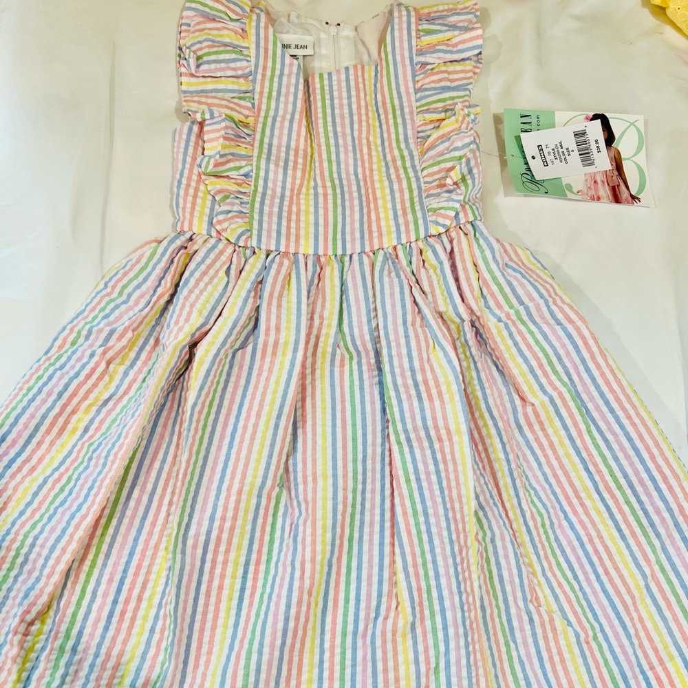 NWT-Bonnie Jean Girls Flutter Dress